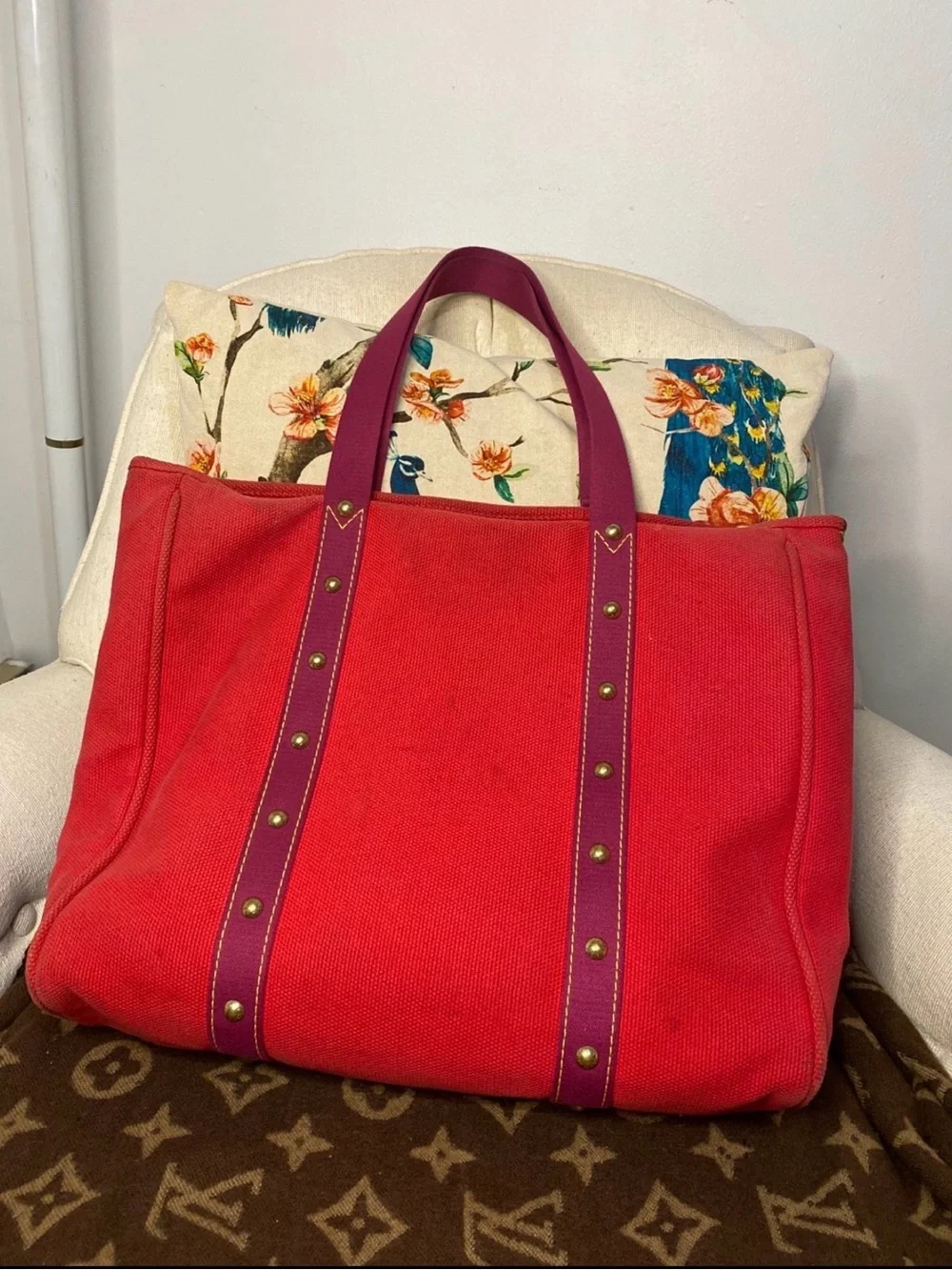 Louis Vuitton Antigua Cabas Tote Bag